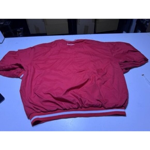 Vintage Boston University Terriers Red Pullover  Windbreaker Jacket XXL - Picture 9 of 10